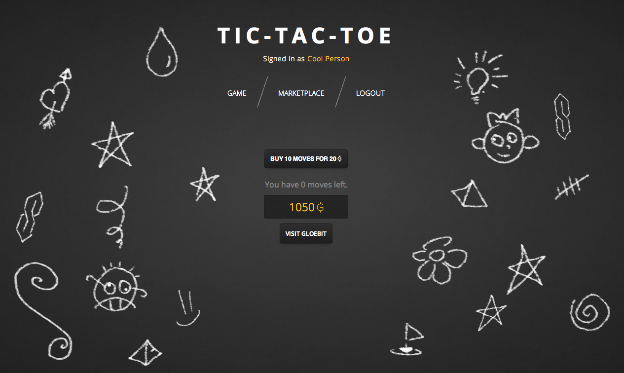 Tic-Tac-Toe Purchase Screen